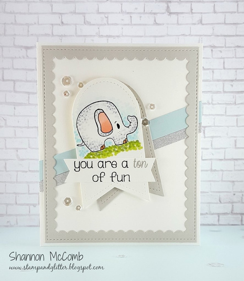 Stempel - Whimsy Stamps - Punny Messages - gry słowne, para młoda, słonik, wieloryby