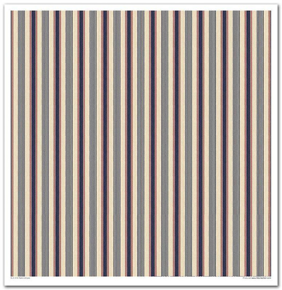 Zestaw papierów do scrapbookingu 30x30 - Retro stripes paski stare zdjęcia
