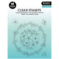 Stempel przezroczysty - StudioLight - Big Circle ramka kwiatowa okrągła