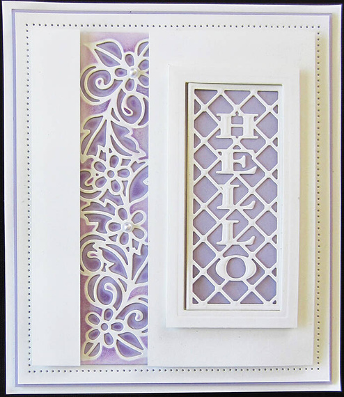 Wykrojnik - Creative Expressions - Hello CED5401 - napis kratka