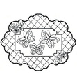 Stempel - Creative Expressions - Butterfly Trellis ramka z motylami