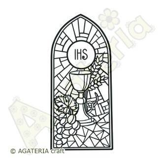 Stempel polimerowy - Witraż - Agateria