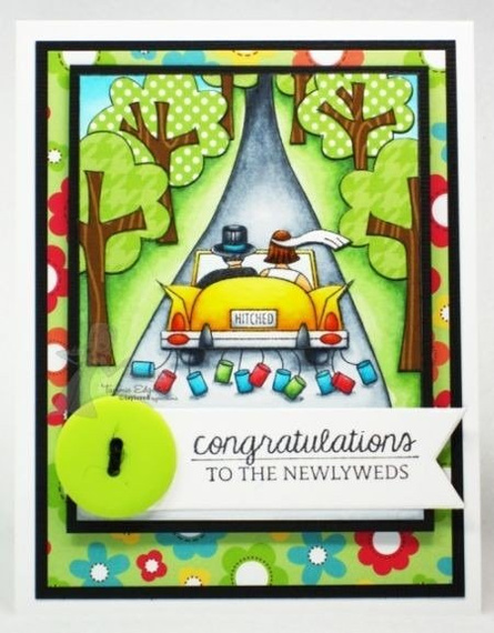 Stempel - Taylored Expressions - Lifetime of Love Para Młoda w samochodzie