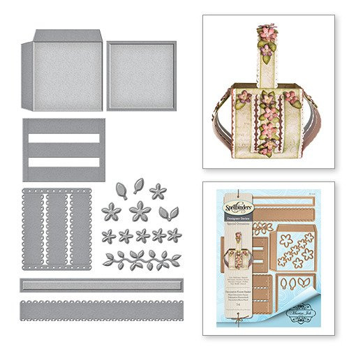 Wykrojnik - Spellbinders - Flower Basket - koszyczek kwiaty