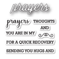 Wykrojnik+stempel - Memory Box - Perky Prayers