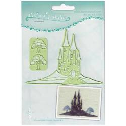 Wykrojnik - Leane - Landscape Castle 45.1208 zamek drzewa