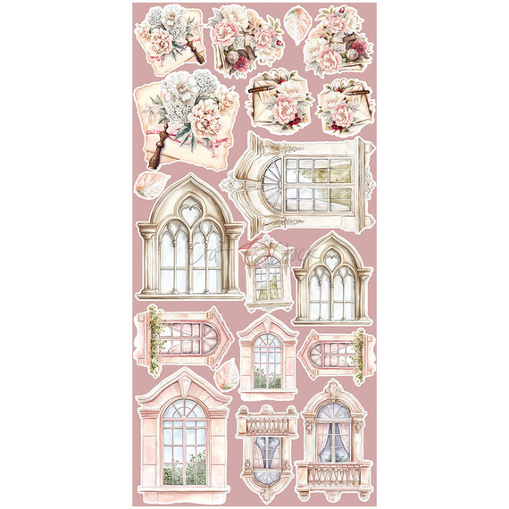 Rose Emotions zestaw dodatków do scrapbookingu - Craft o'clock - Flowers