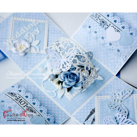 Wykrojnik - Cheery Lynn - napis Wedding Day CARA-28