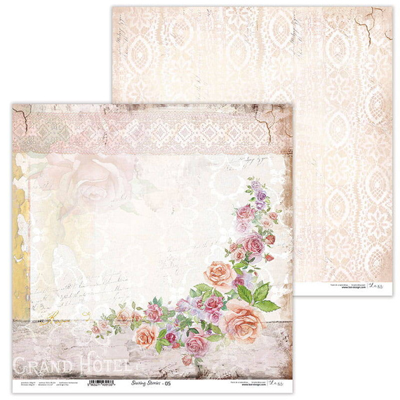 Zestaw papierów do scrapbookingu 30x30 - Lexi Design - Sewing Stories