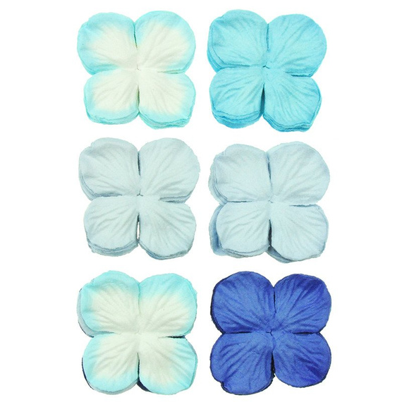 Hortensje - mix niebieski 50mm - 100szt