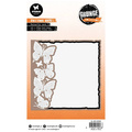 Wykrojnik - StudioLight - Butterfly card grunge ramka z brzegiem z motylami