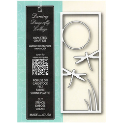 Wykrojnik - Memory Box - Dancing Dragonfly Collage - okienko ważki