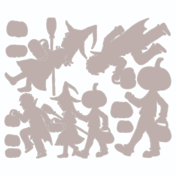 Wykrojnik Sizzix Thinlits - Halloween Night by Tim Holtz