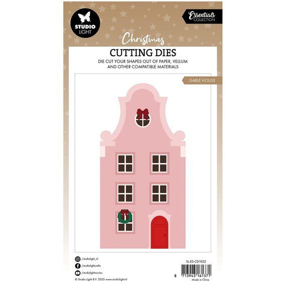 Wykrojnik do papieru - StudioLight - Gable house kamieniczka