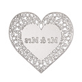 Wykrojnik - DPCraft - Serce ażurowe MR&MRS