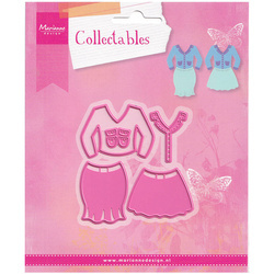 Wykrojnik - Marianne Design - Lady's suit - kobiece ubrania