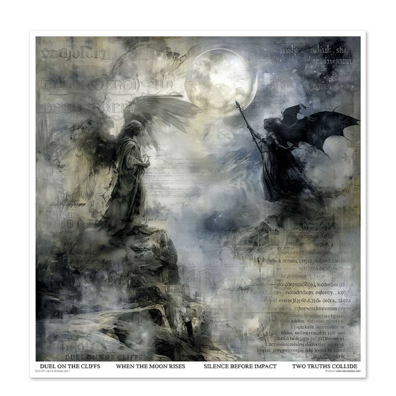 Zestaw papierów do scrapbookingu 30x30 - Light & Shadow 1 - Itd Collection