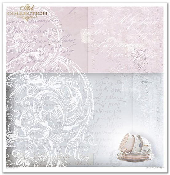 Zestaw papierów do scrapbookingu 30x30 - English rose