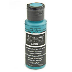 Farba akrylowa Americana Multi-Surface - Deco Art - Deep Turquoise 59ml