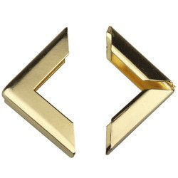 Narożnik metalowy PS30 złoty - 1 szt