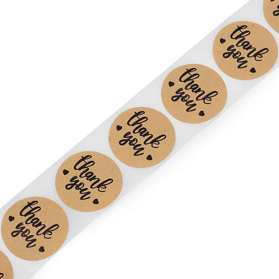Naklejki papierowe Thank you