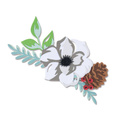 Wykrojnik Sizzix Thinlits - Layered Winter Flower kwiat