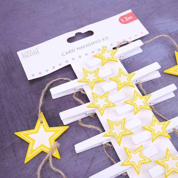 Girlanda Spinacze z gwiazdkami - Simply Creative