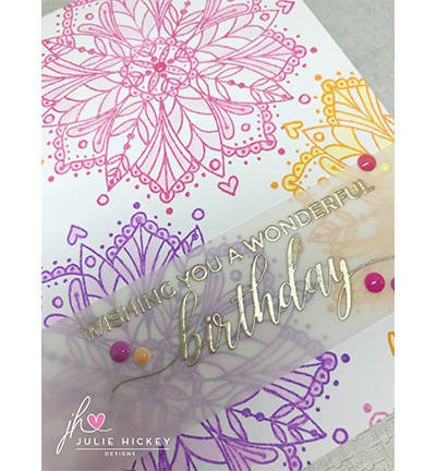Stempel polimerowy - Julie Hickey - Mandala