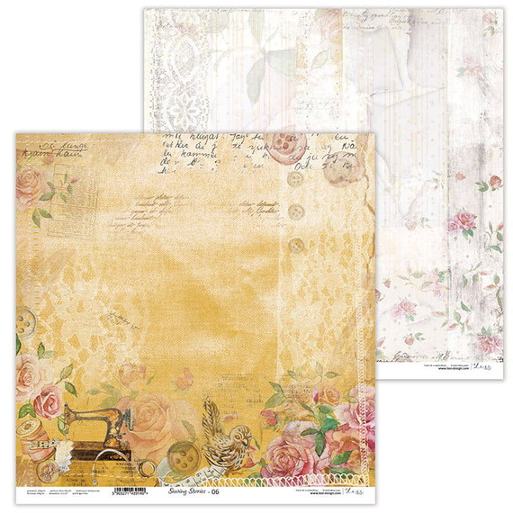 Zestaw papierów do scrapbookingu 30x30 - Lexi Design - Sewing Stories
