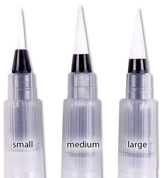 Kieszonkowy pędzelek na wodę KOI water brush - rozmiar Medium