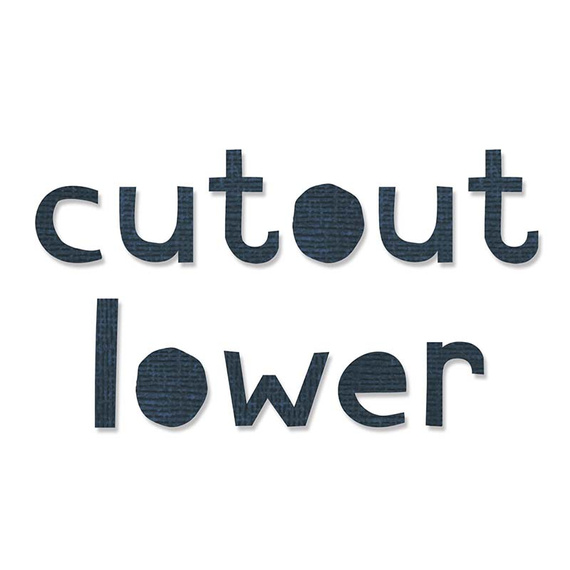 Wykrojnik Sizzix Bigz XL - Cutout Lower / alfabet