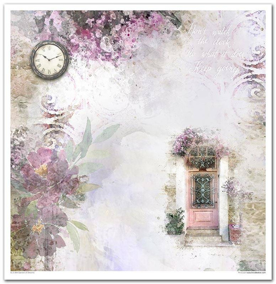 Zestaw papierów do scrapbookingu 30x30 - Garden of Dreams kwiaty