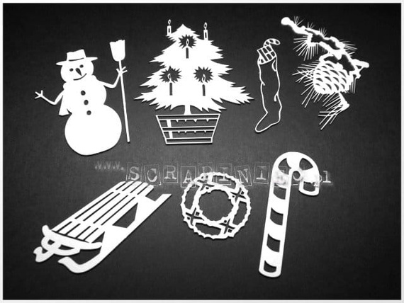 Tekturka - Zestaw zimowo - świąteczny SC