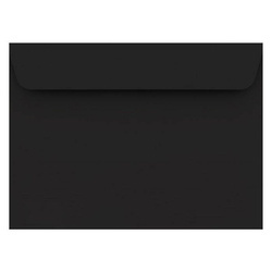 Koperta C6 HK Burano Nero czarna 120g