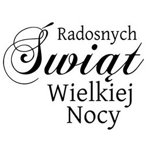 Stempel - Radosnych Świąt Wielkiej Nocy - Agateria