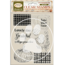 Stempel przezroczysty - Whispering Woods dynie - Stamperia