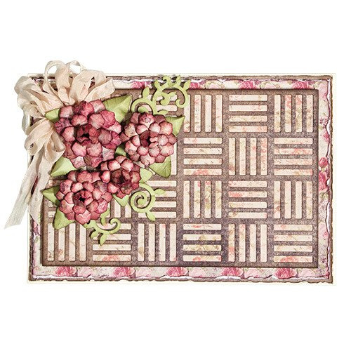 Wykrojnik - Spellbinders - Two Way Street ramka w kratkę