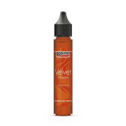 Proszek aksamitny Velvet powder 30ml pomarańczowy / orange - Pentart