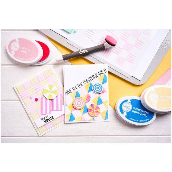 Wykrojnik i stempel Sizzix - Beach Blankets & Brellas ręcznik i parasol plażowy