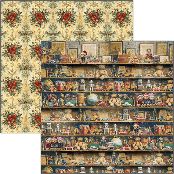 Zestaw papierów 30x30cm - Patterns Pad - Ciao Bella - Toy Shop