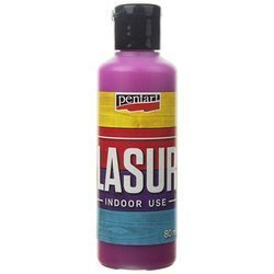 Bejca do drewna Lasur magenta 80ml - Pentart