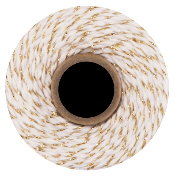 Sznurek - Metallic Gold - Divine Twine - 1 m