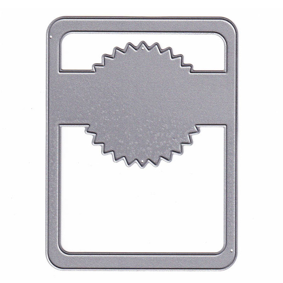 Wykrojnik - Taylored Expressions - Pockets & Pages ramka z etykietką