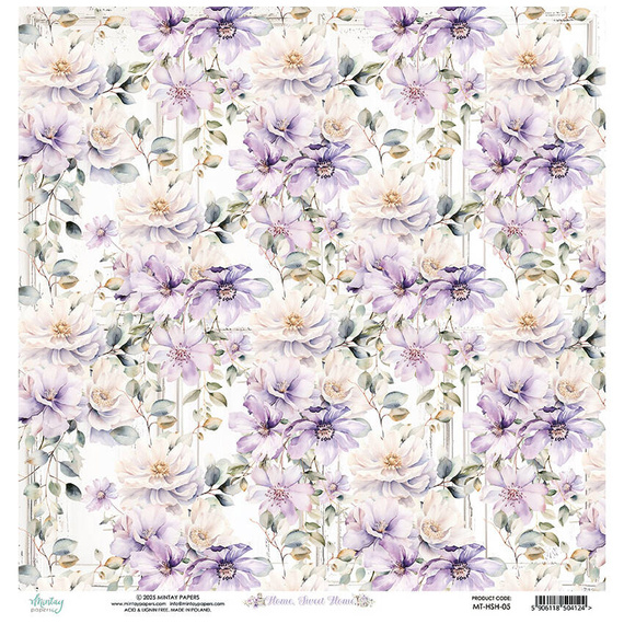 Papier do scrapbookingu 30x30 - Mintay - Home, Sweet Home 05