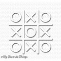 Kółko i krzyżyk do shaker boxa Tic Tac Toe - White - 4szt