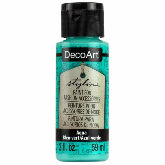 Farba do skóry DecoArt Stylin aqua 59ml