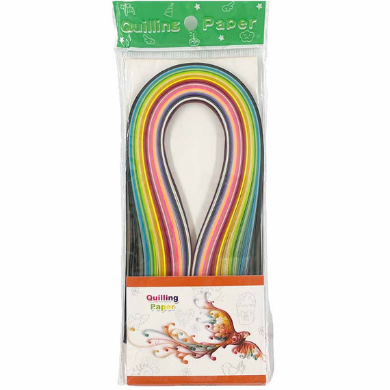 Paski do quillingu 3mm 40 kolorów - 160szt.