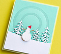 Wykrojnik - Poppystamps - Whittle Snowman - bałwanek