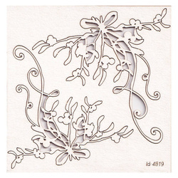 Tekturka - Mistletoe - dekory - Scrapiniec - jemioła