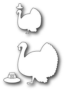 Wykrojnik - Memory Box - Classic Tom Turkeys 99256 indyki kapelusz